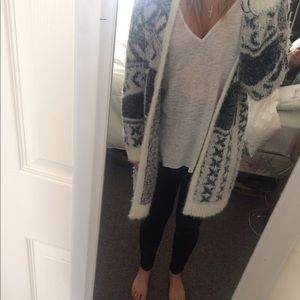 Fuzzy comfy cardigan