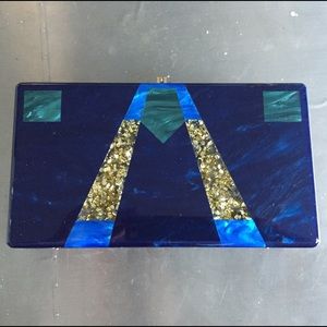 New Edie Parker Blue Jean Ford in Sapphire