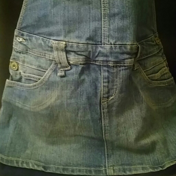 Denim skirt overall - Picture 3 of 4