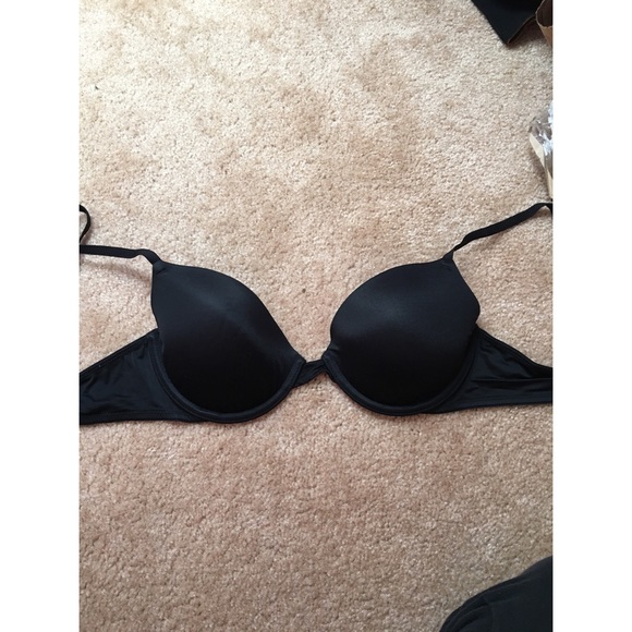 PINK 34C black/pink bra