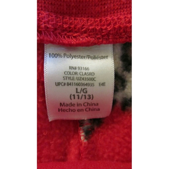 **Sold** Footed Pajamas With Hearts - Picture 2 of 4