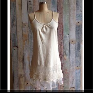 Tiered Lace Dress Extender - Ivory