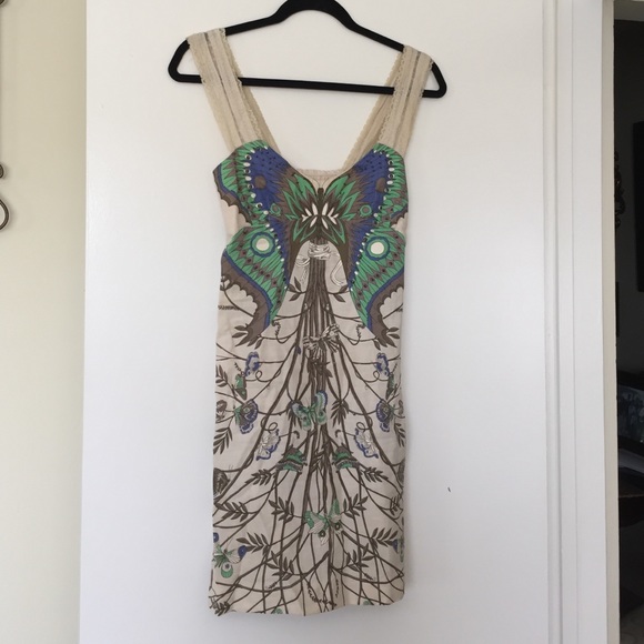 Linen free people butterfly dress❤️