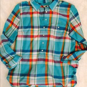 Plaid button up