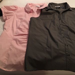 2 Button Up Blouses