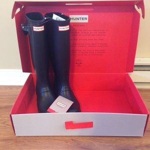 Hunter Wellies Boots New With Tags Size 10 Black