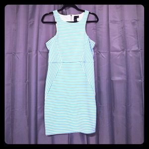 Fitted stripped dress