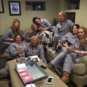 Ralph Lauren plaid pink 2 piece pajamas