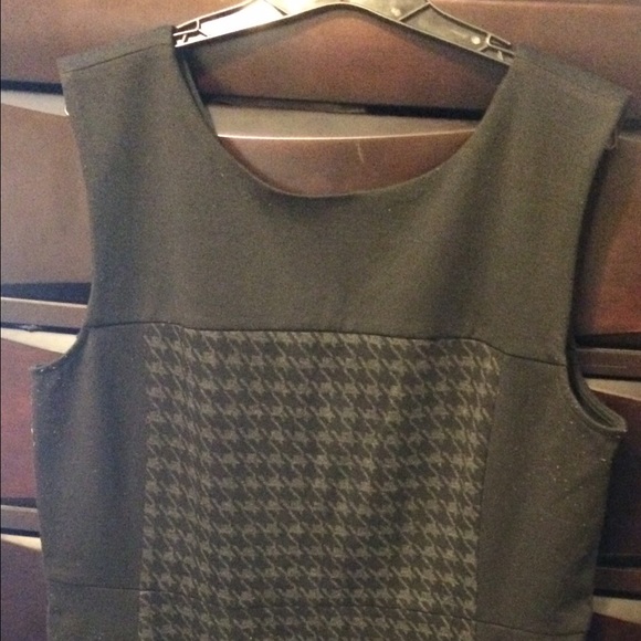 Houndstooth sheath dress