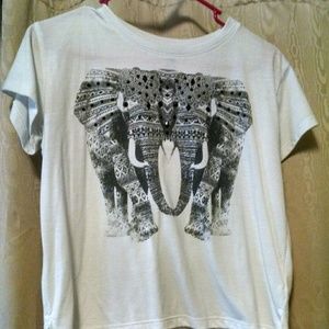 Elephant Crop Top