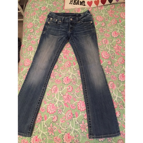 SOLD Blinged out Miss Me Jeans - Picture 2 of 4