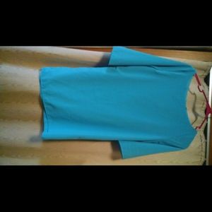 Sky Blue Angular Short Dress