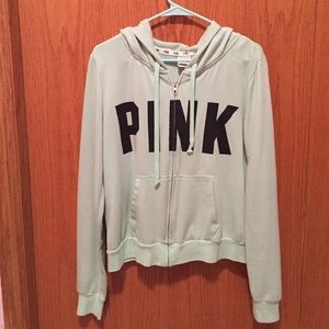 LG light green PINK Victoria's Secret sweatshirt