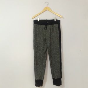WORN ONCE! Black and gray joggers. Size M