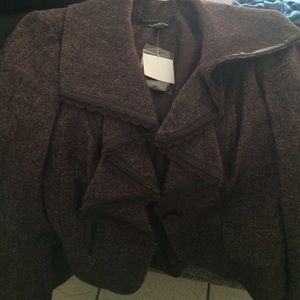 Bebe suit jacket and skirt