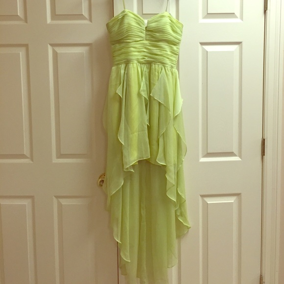 Lime green prom dress