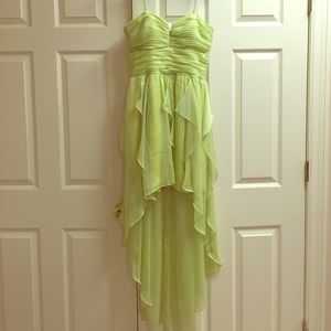 Lime green prom dress