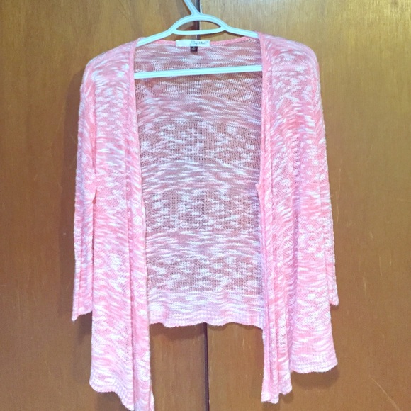 Pink high low cardigan 💕 - Picture 1 of 3
