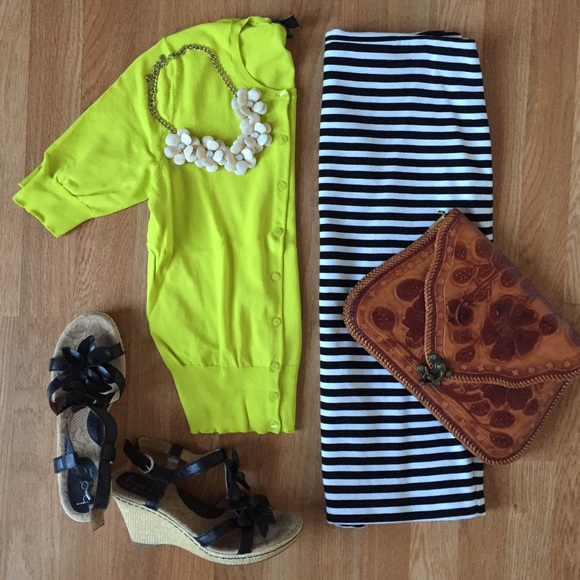 Ann Taylor Sweaters - Ann Taylor cardigan sz S. Chartreuse green! Pretty