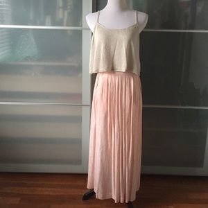Vintage pink maxi