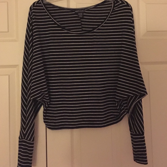 Black and white sweater