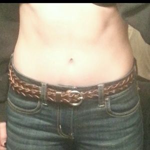 AE Braided Leather Belt