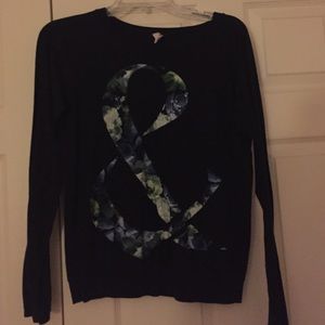 Black of mice and men crew neck