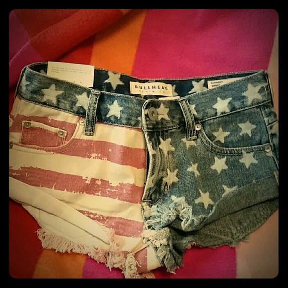 American flag shorts