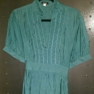 Teal tunic