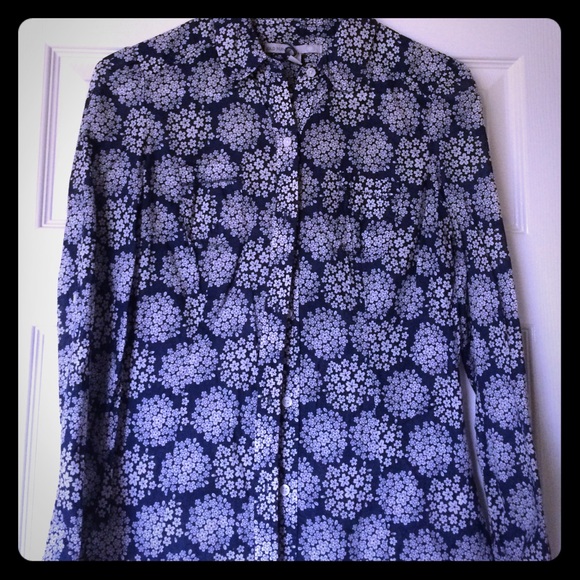 Old Navy Floral Button-down Shirt