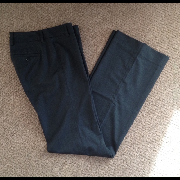 Gap GapStretch Gray Grey Pants Slacks Sz 2 2Tall - Picture 2 of 3