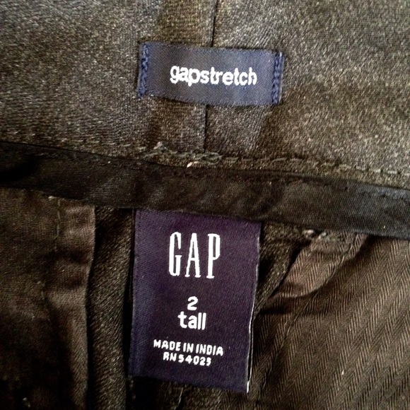 Gap GapStretch Gray Grey Pants Slacks Sz 2 2Tall - Picture 3 of 3