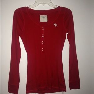 Red long sleeve shirt