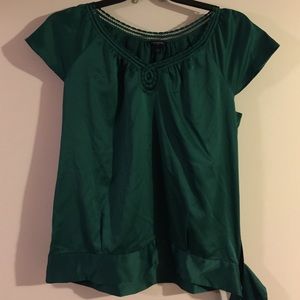 Banana republic shirt with tie at bottom