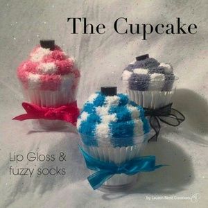 Lipgloss and socks for stocking stuffers