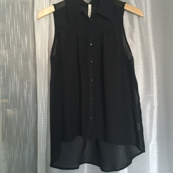 Paper Crane Tops - Black Sleeveless Paper Crane Top