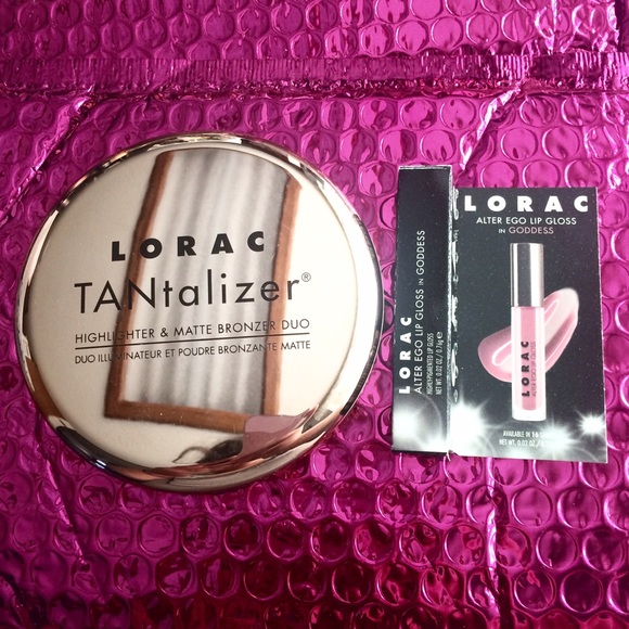 LORAC Other - Full size Lorac TANtilizer & lipgloss bundle