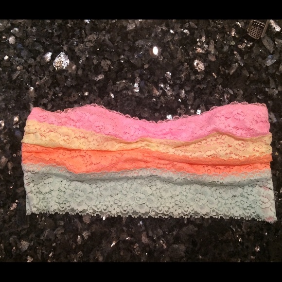 Bright multicolor PINK bralette