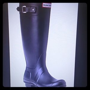 Hunter Original Wellington Rain Boot Black