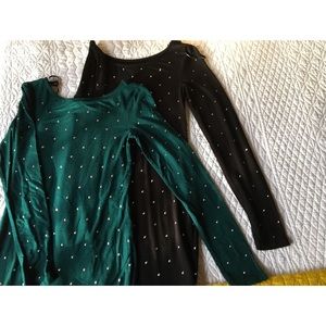 GREAT DEAL 2X1 sparkly bodycon dresses.