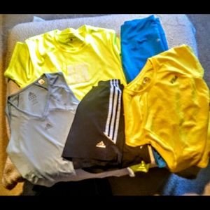 Bundle of workout clothes