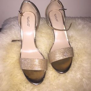 Gold heels