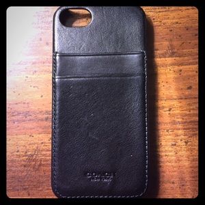 COACH iPhone 5 Leather Case