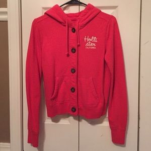 Hollister Button-Up Hoodie
