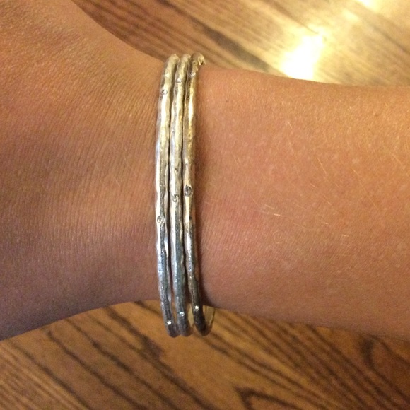 Gold bangles - Picture 2 of 3