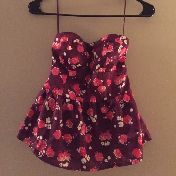 NEW!  American eagle silk floral top XS