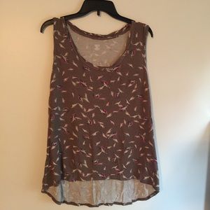 a.n.a HiLo Blouse with Feather Design