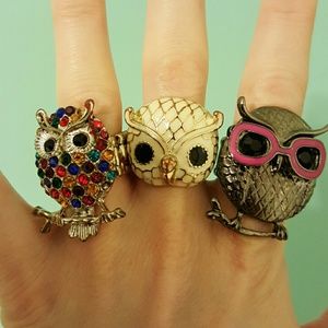 Owl ring bundle!!!