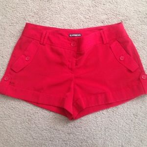 Red shorts- dressy!