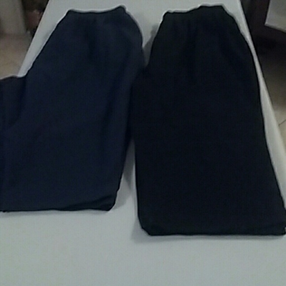 Two pair of Capri pants.